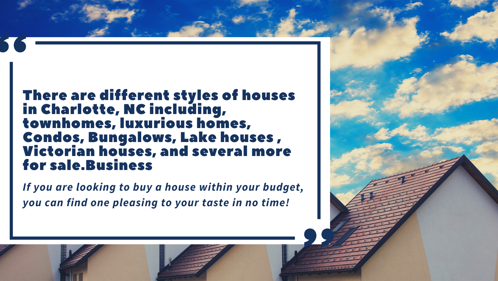 Homes for Sale in Charlotte NC