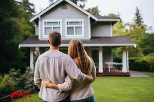 A couple looking at their dream home in Charlotte NC. Showcase Realty has been helping homebuyers find the home of their dreams in Charlotte NC for decades